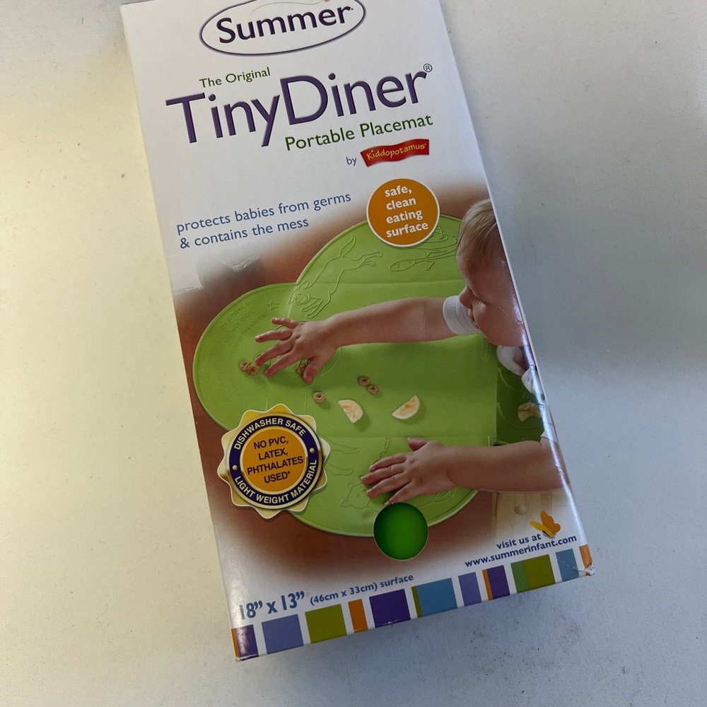 SUMMER Tiny Dinner Portable Placemat NWT